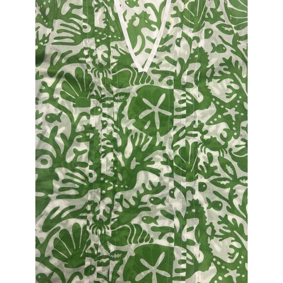 Vineyard Vines Women Long Sleeve Top M Blouse Tunic Lightweight Resortwear Beach - Picture 6 of 10